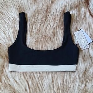 NWT L*Space Colorblock Miller Bikini Top size XS